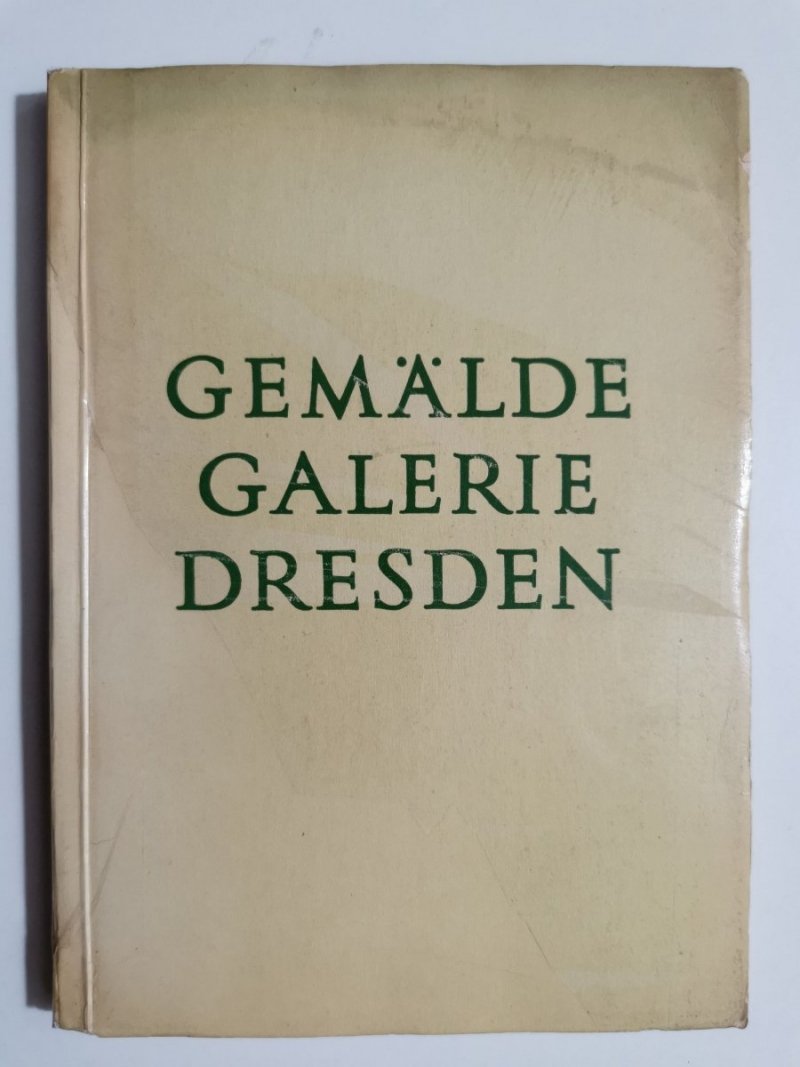 GEMALDE GALERIE DRESDEN 1956