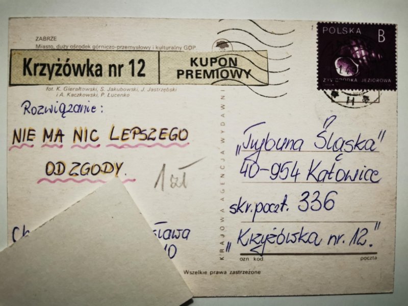 ZABRZE. OŚRODEK GÓRNICZO-PRZEMYSŁOWY KOLAŻ 5 ZDJĘĆ PLUS HERB