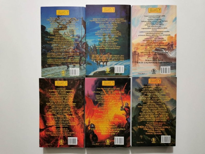 SAGA RECLUCE TOMY 1-6 - L. E. Modesitt Jr. 