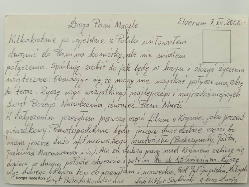 MIKOŁAJ NA SANIACH I KOŃ