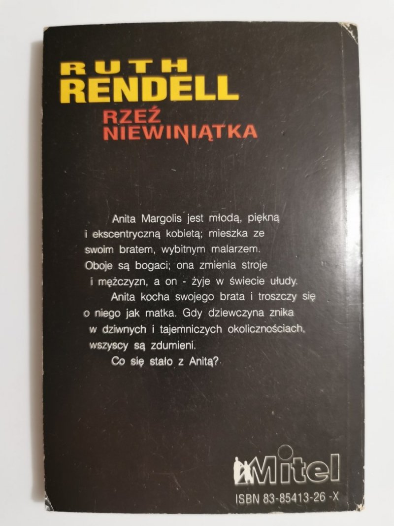 RZEŹ NIEWINIĄTKA - Ruth Rendell 1992
