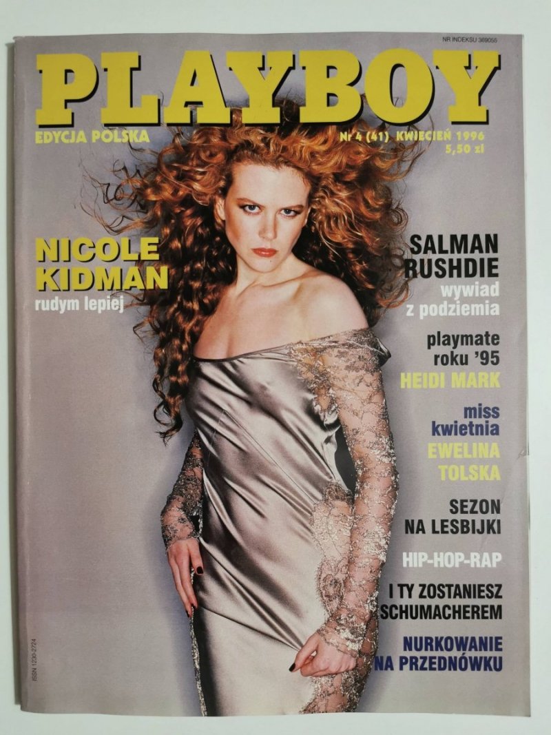 PLAYBOY NR 4 (41) KWIECIEŃ 1996 NICOLE KIDMAN