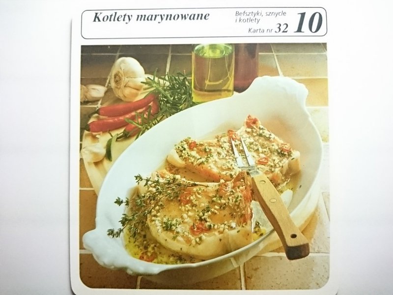 KARTA KULINARNA NR 32 KOTLETY MARYNOWANE