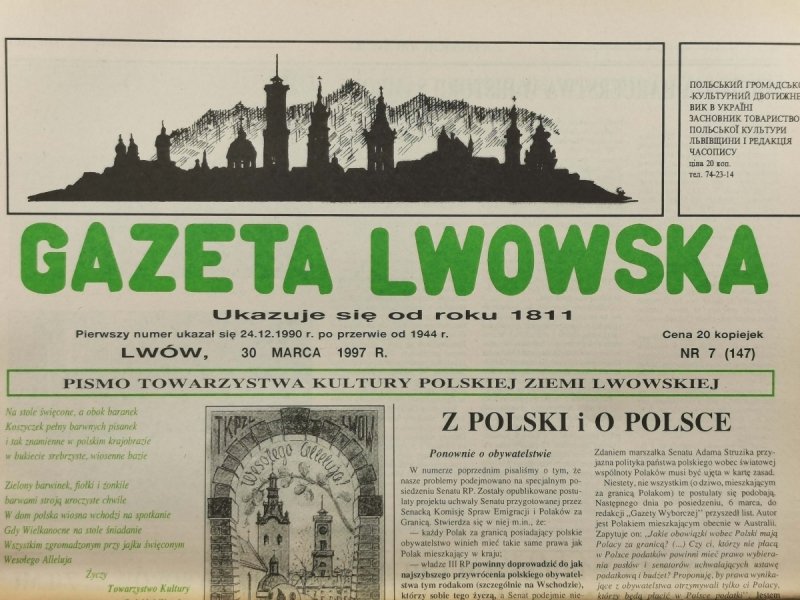 GAZETA LWOWSKA NR 7 (147) 1997