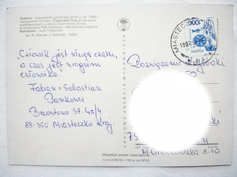 GOŁAŃCZ SZAMOCIN BIAŁOŚLIWIE FOT. STASIAK, TYMIŃSKI