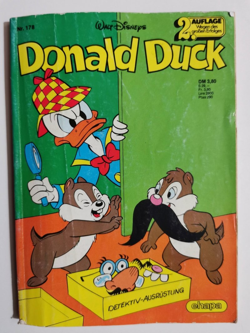 DONALD DUCK KOMIKS. NR.178 VERHANGNISVOLLER UBEREIFER