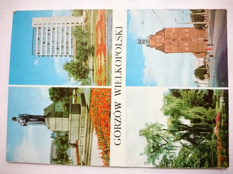 GORZÓW WIELKOPOLSKI. POMNIK ADAMA MICKIEWICZA I INNE FOT. TYMIŃSKI