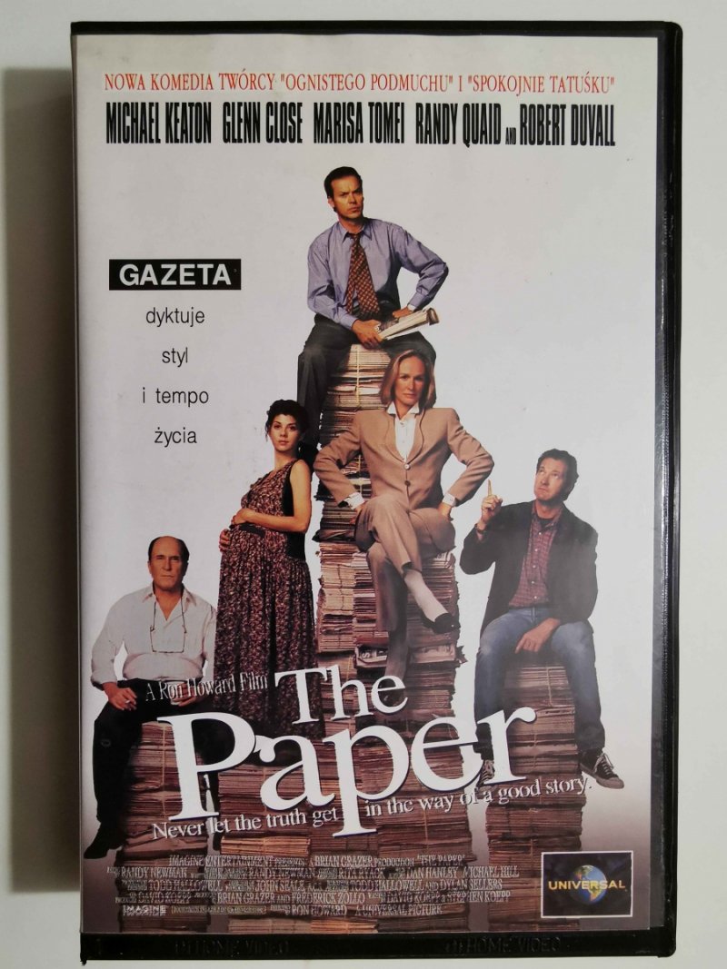 VHS. THE PAPER. MICHAEL KETON