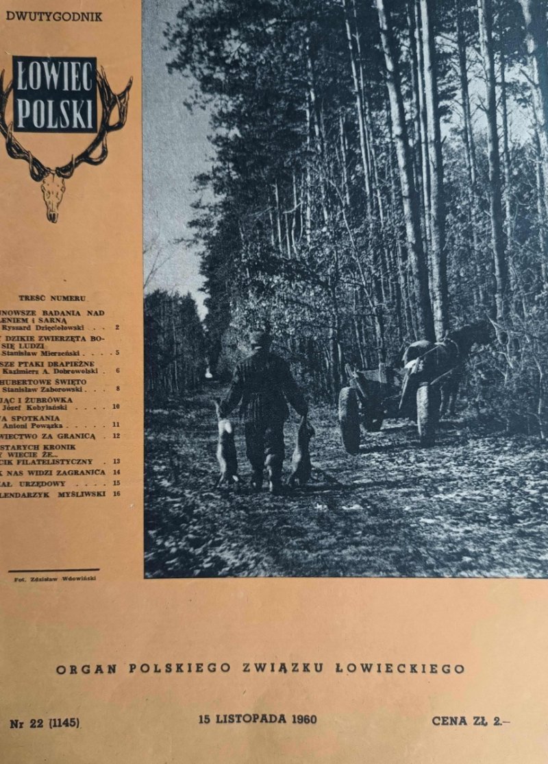 ŁOWIEC POLSKI NR 22/1960