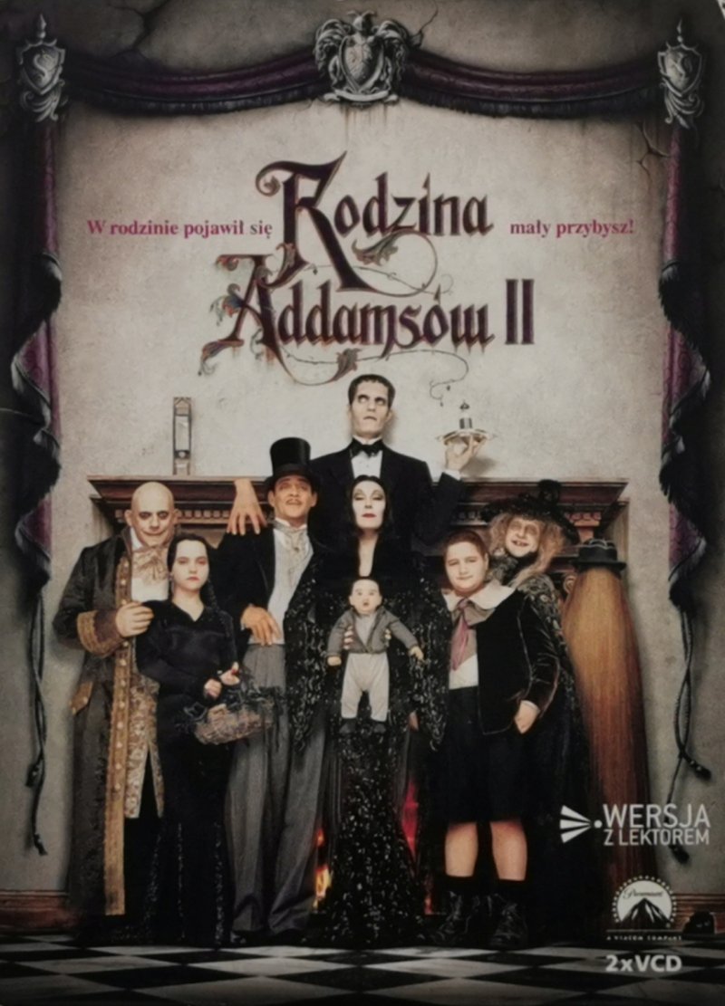 VCD. RODZINA ADAMSÓW II. WERSJA Z LEKTOREM 2xVCD