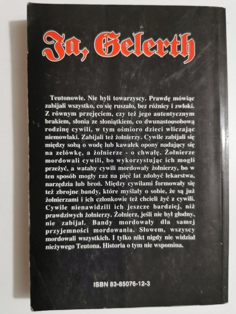 JA, GELERTH - Władysław Pasikowski 1993