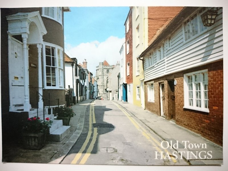 OLD TOWN HASTINGS. HILL STREET AND ST. CLEMENT'S CHURCH