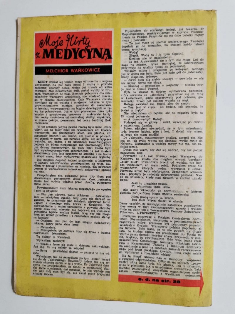 ŻYJMY DŁUŻEJ ROK II PAŹDZIERNIK 1959 NR 10 (18)
