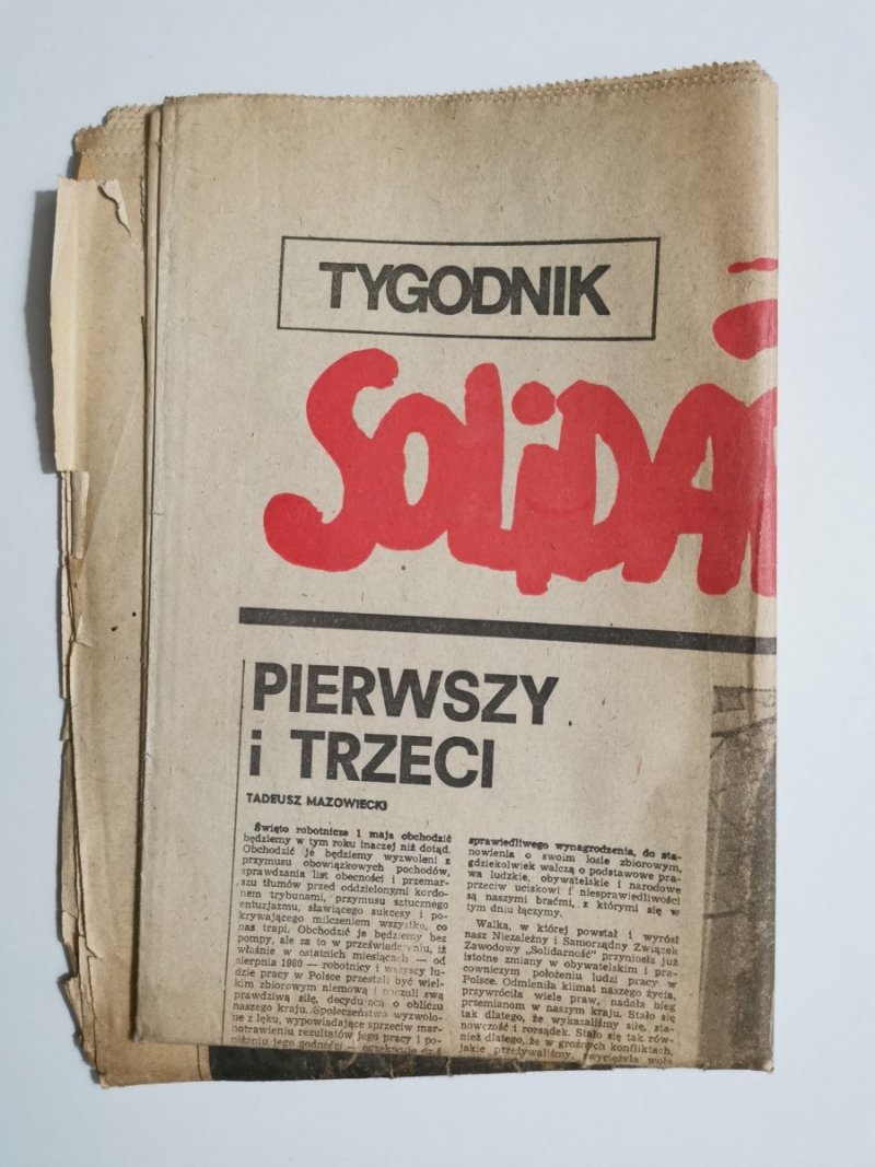 SOLIDARNOŚĆ TYGODNIK NR 5 1 MAJA 1981 ROKU
