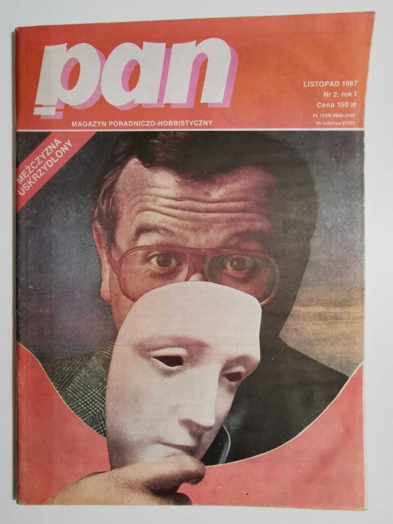 PAN MAGAZYN PORADNICZO-HOBBISTYCZNY LISTOPAD 1987 NR 2 ROK I 