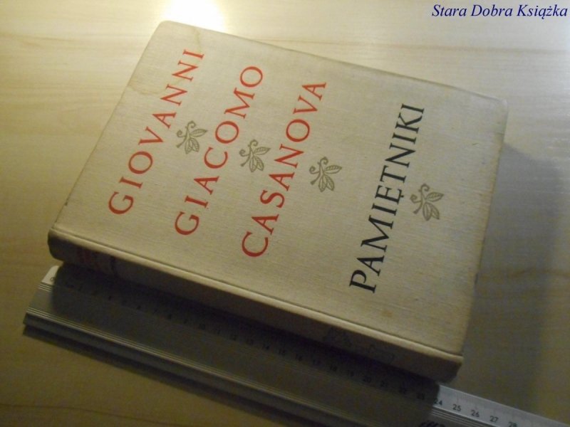 PAMIĘTNIKI - Giovanni Giacomo Casanova 1961