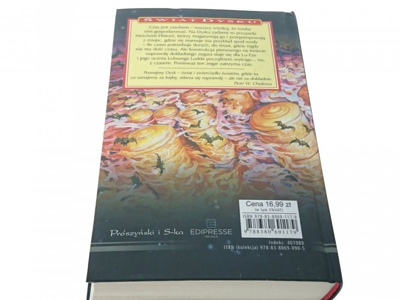 ŚWIAT DYSKU TOM 28 ZŁODZIEJ CZASU - Pratchett 2001