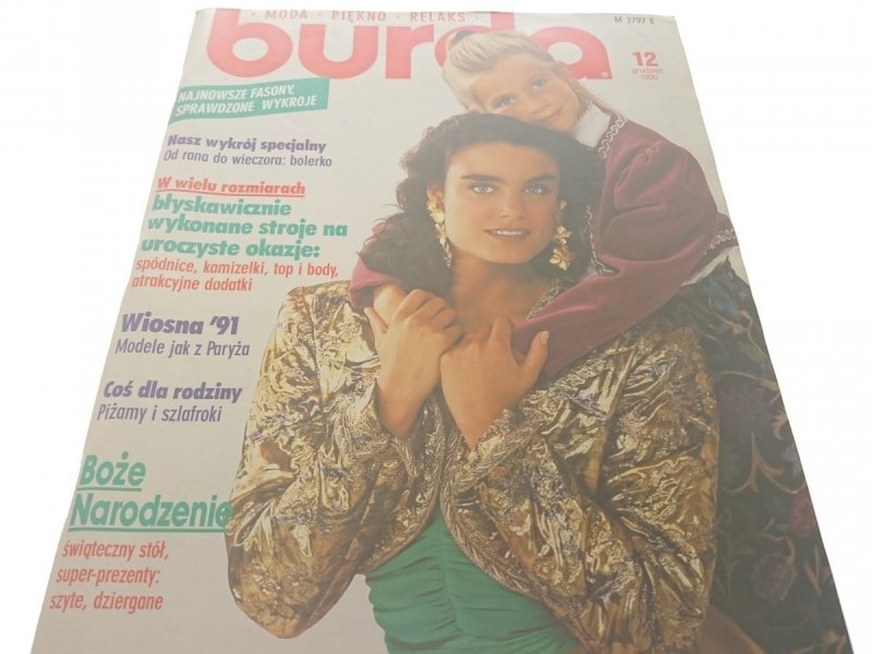 BURDA 12 GRUDZIEŃ 1990