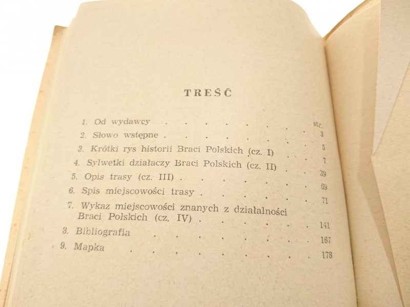 SZLAKIEM BRACI POLSKICH. PRZEWODNIK Szymański 1962