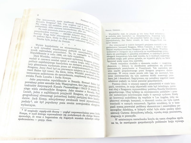 PATRZĄC W PRZYSZŁOŚĆ. AUTOBIOGRAFIA - Bush 1990