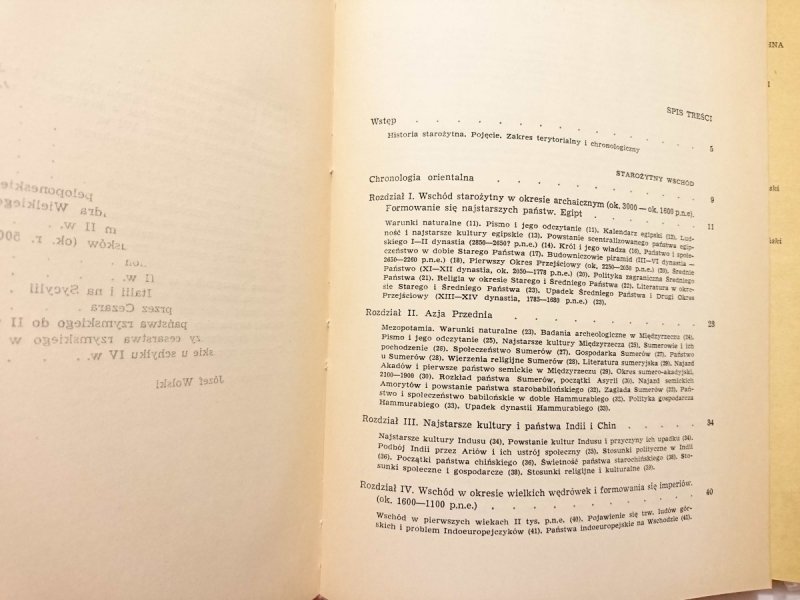 HISTORIA POWSZECHNA. STAROŻYTNOŚĆ - Józef Wolski 1965