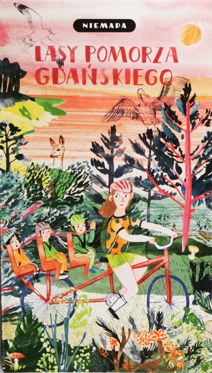 MAPA LASY POMORZA GDAŃSKIEGO   