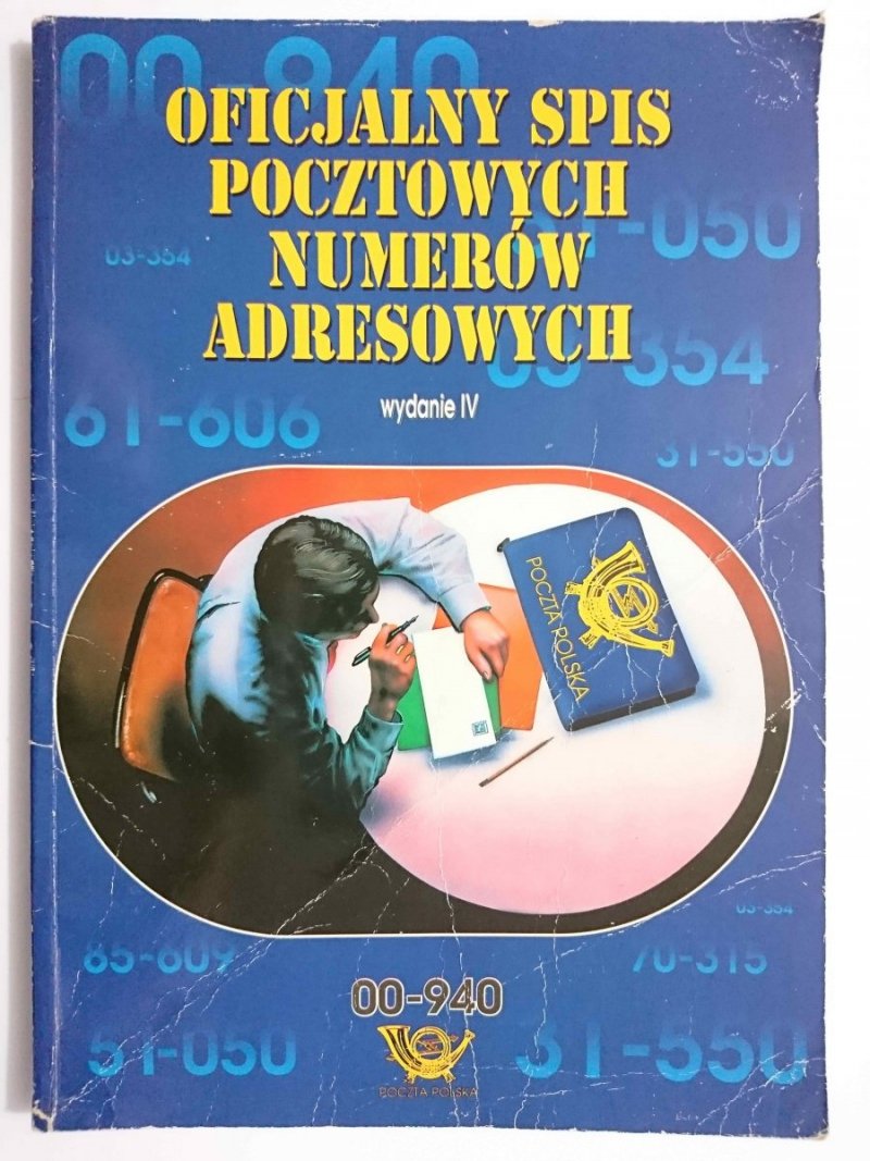 OFICJALNY SPIS POCZTOWYCH NUMERÓW ADERSOWYCH 1995