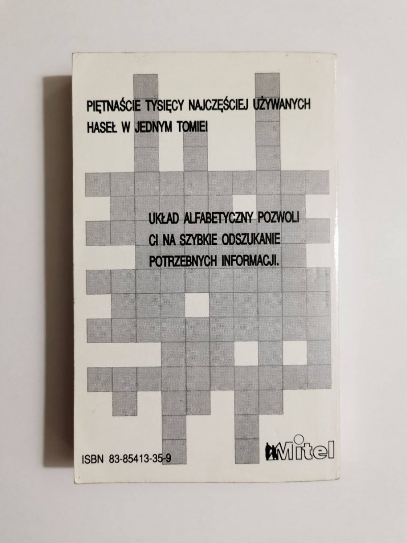 PODRĘCZNY SŁOWNIK HASEŁ DO KRZYŻÓWEK - Andrzej Szostek 1992