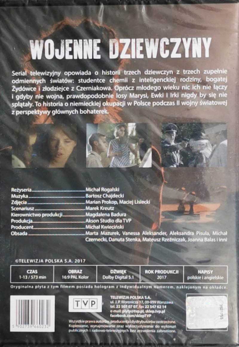 DVD. WOJENNE DZIEWCZYNY