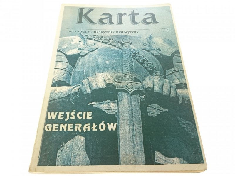 KARTA 6 1991 WEJŚCIE GENERAŁÓW