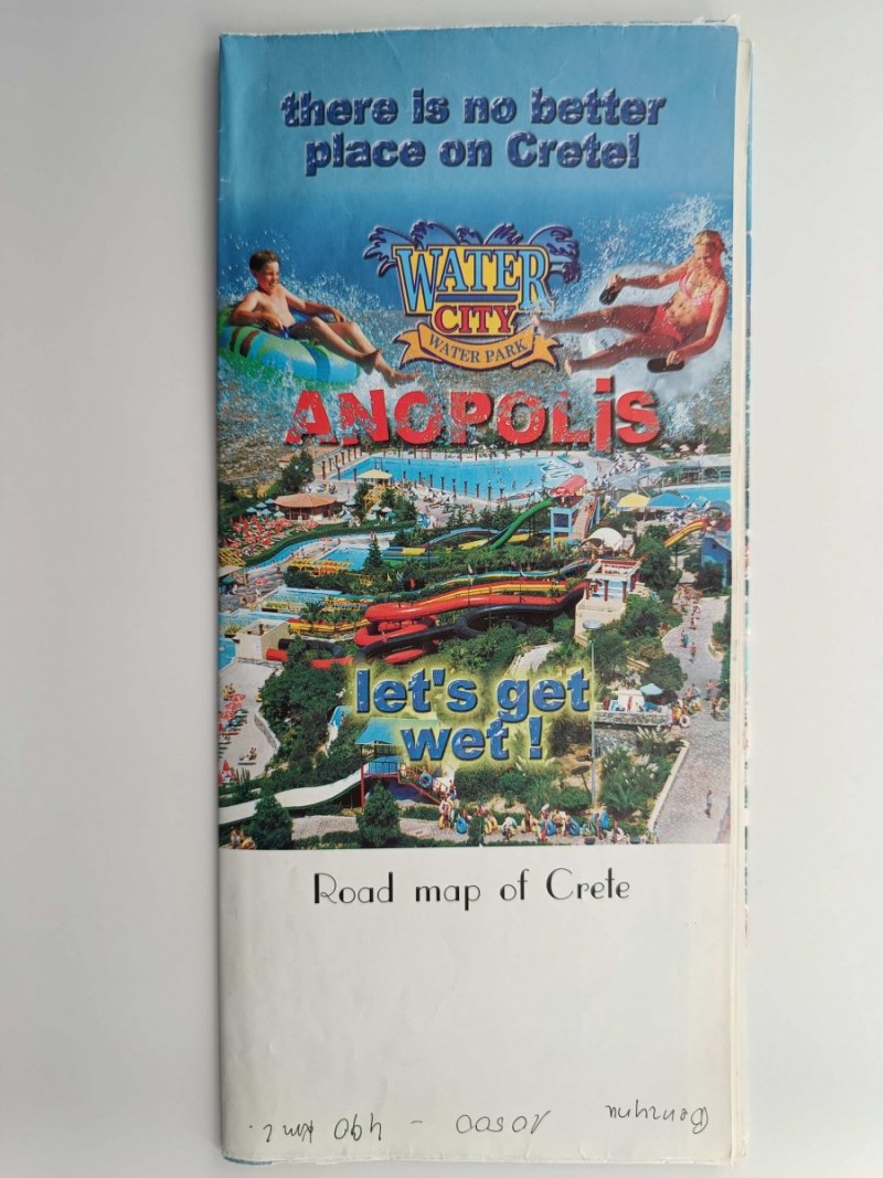 ROAD MAP OF CRETE