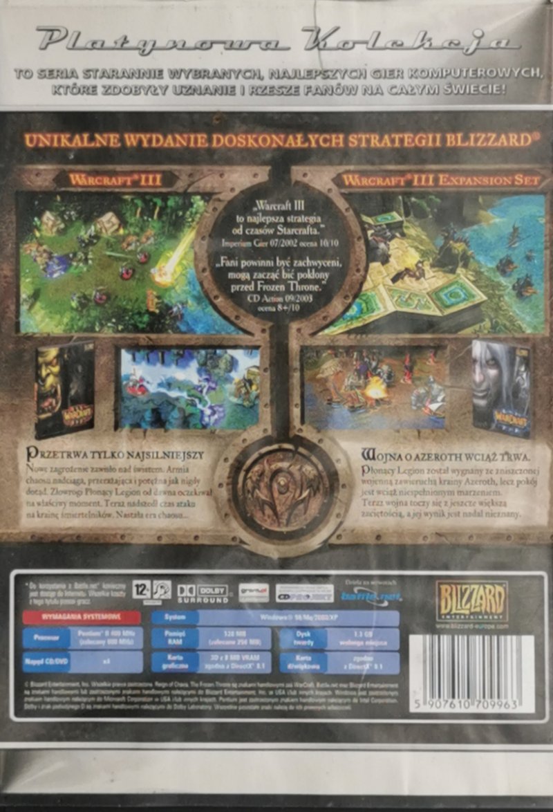 CD. WARCRAFT REIGN OF CHAOS