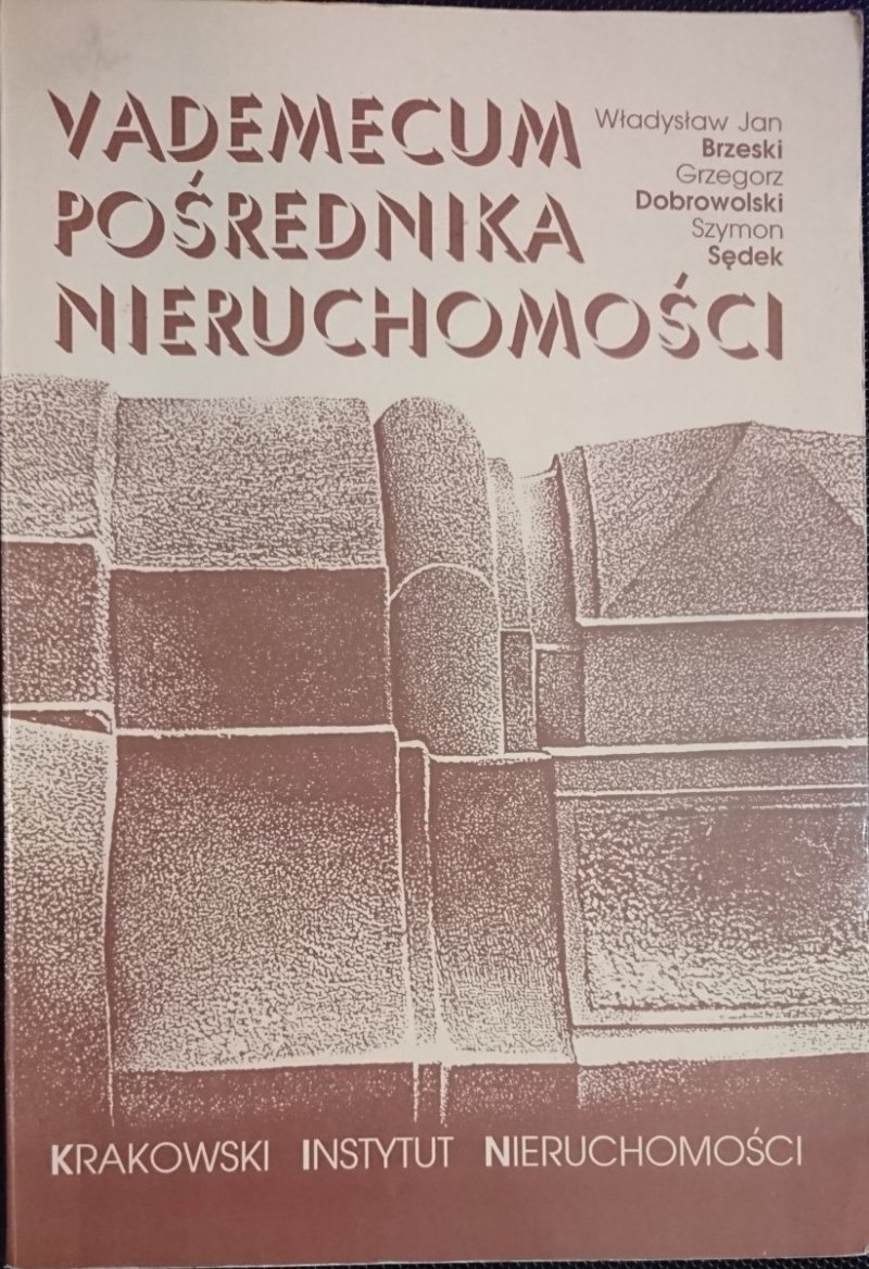 VADEMECUM POŚREDNIKA NIERUCHOMOŚCI - Brzeski 1996