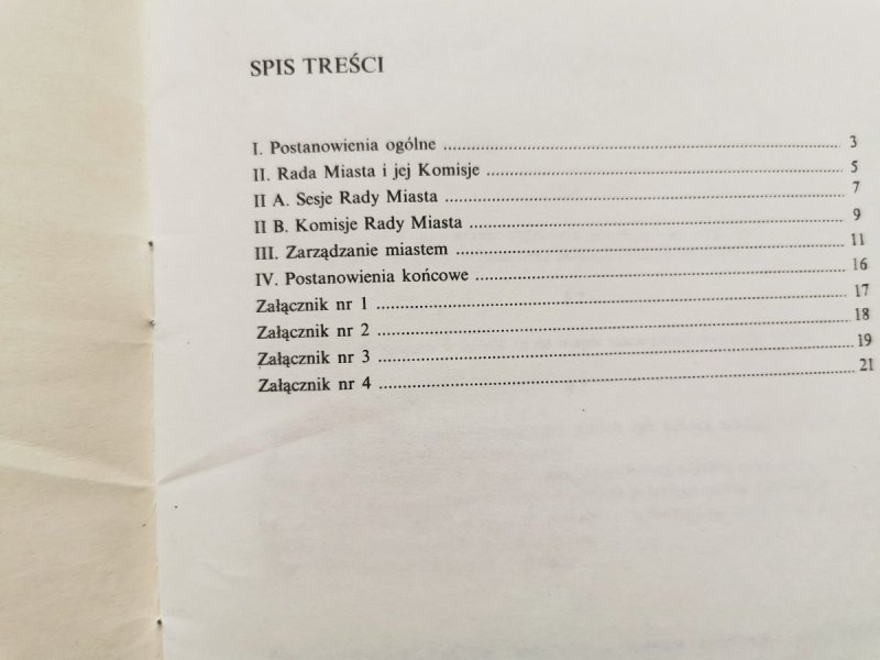 STATUT MIASTA GDYNI 1991