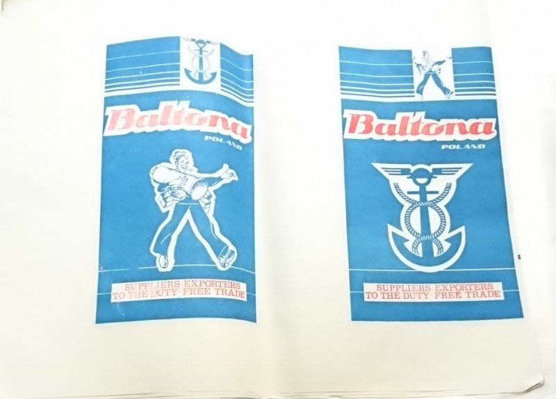 PRL - PAPIER FIRMOWY Z GRAFIKĄ BALTONA. 12 SZTUK