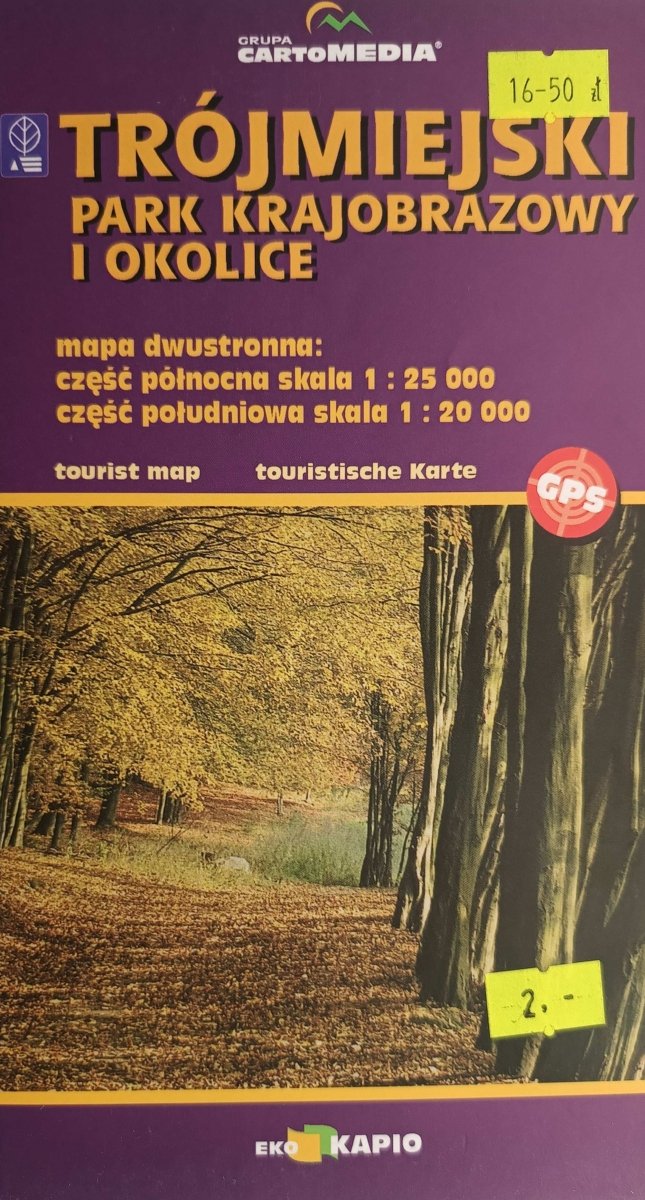 TRÓJMIESKI PARK KRAJOBRAZOWY I OKOLICE 1:25 000