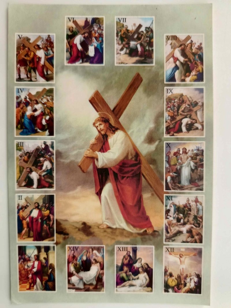 JEZUS Z KRZYŻEM STACJE RÓŻAŃCOWE