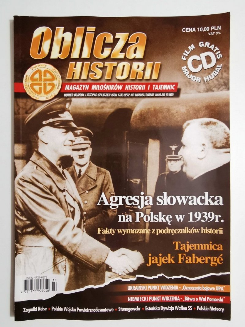OBLICZA HISTORII NUMER 03/2004 BEZ PŁYTY CD