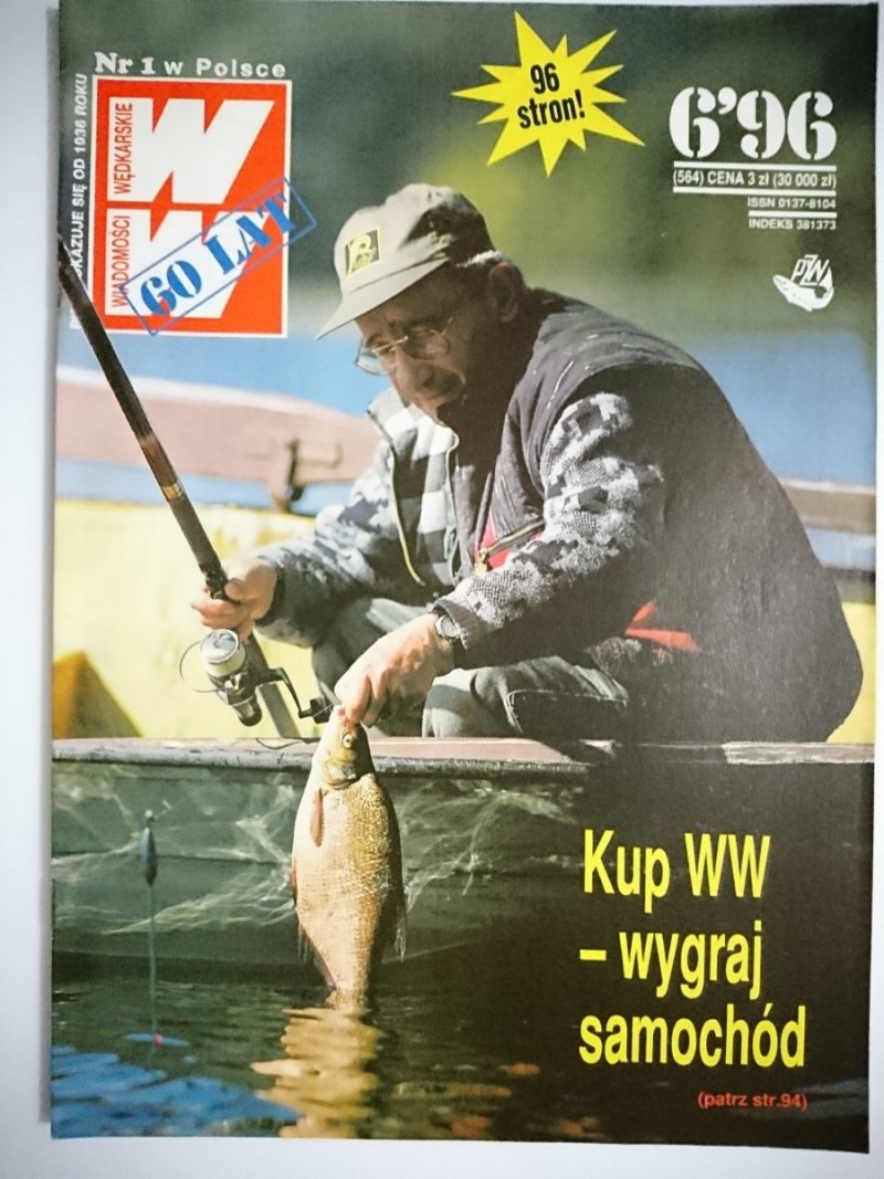 WIADOMOŚCI WĘDKARSKIE 6-1996