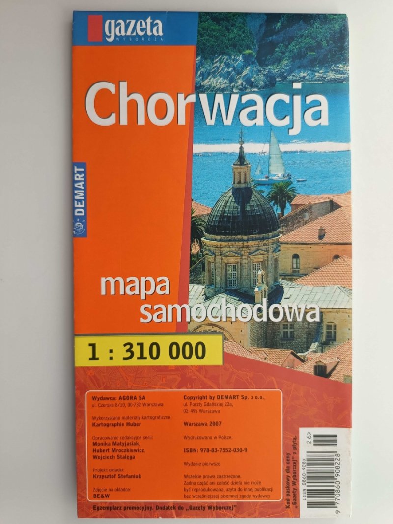 CHORWACJA 1:310 000