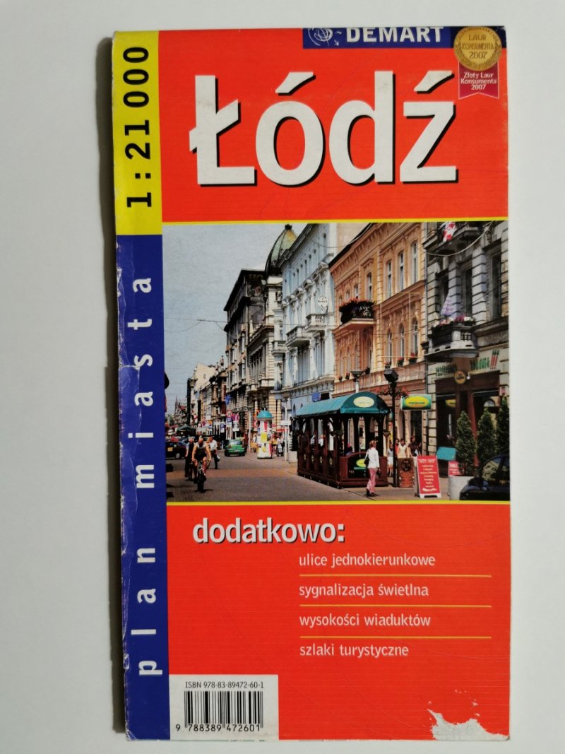 ŁÓDŹ, PLAN MIASTA. 2008