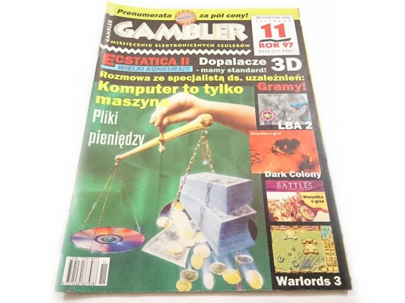 GAMBLER LISTOPAD NR 11 ROK 97