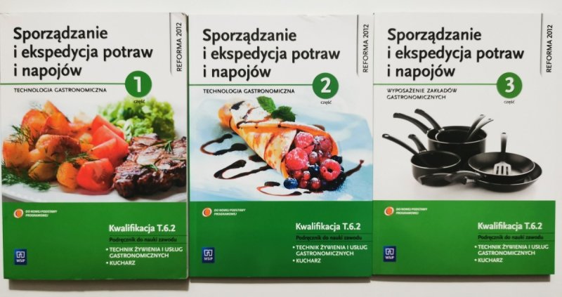 SPORZĄDZANIE I EKSPEDYCJA POTRAW I NAPOJÓW CZĘŚĆ 1,2,3