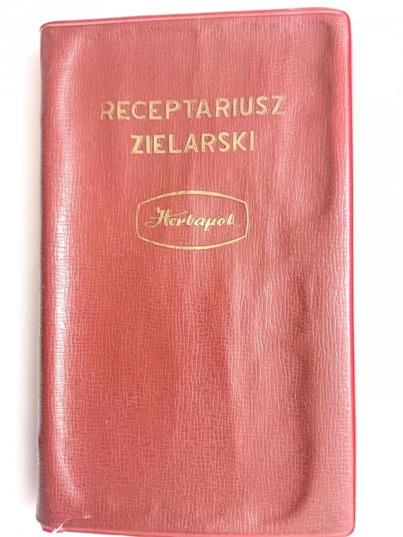 RECEPTARIUSZ ZIELARSKI - mgr farm. Kazimierz Gobiec 1960