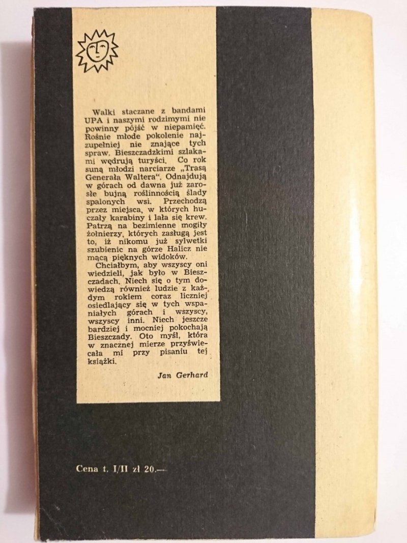ŁUNY W BIESZCZADACH TOM I - Jan Gerhard 1964