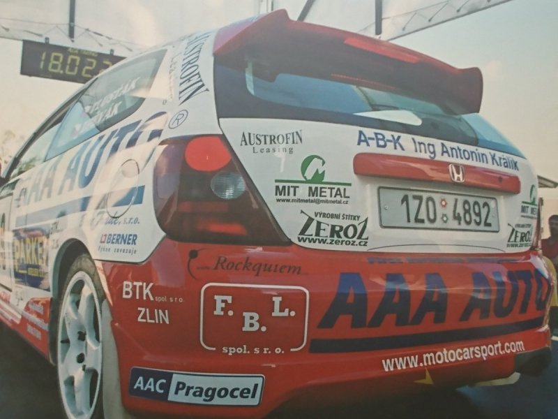 RAJD WRC 2005 ZDJĘCIE NUMER #262 HONDA CIVIC