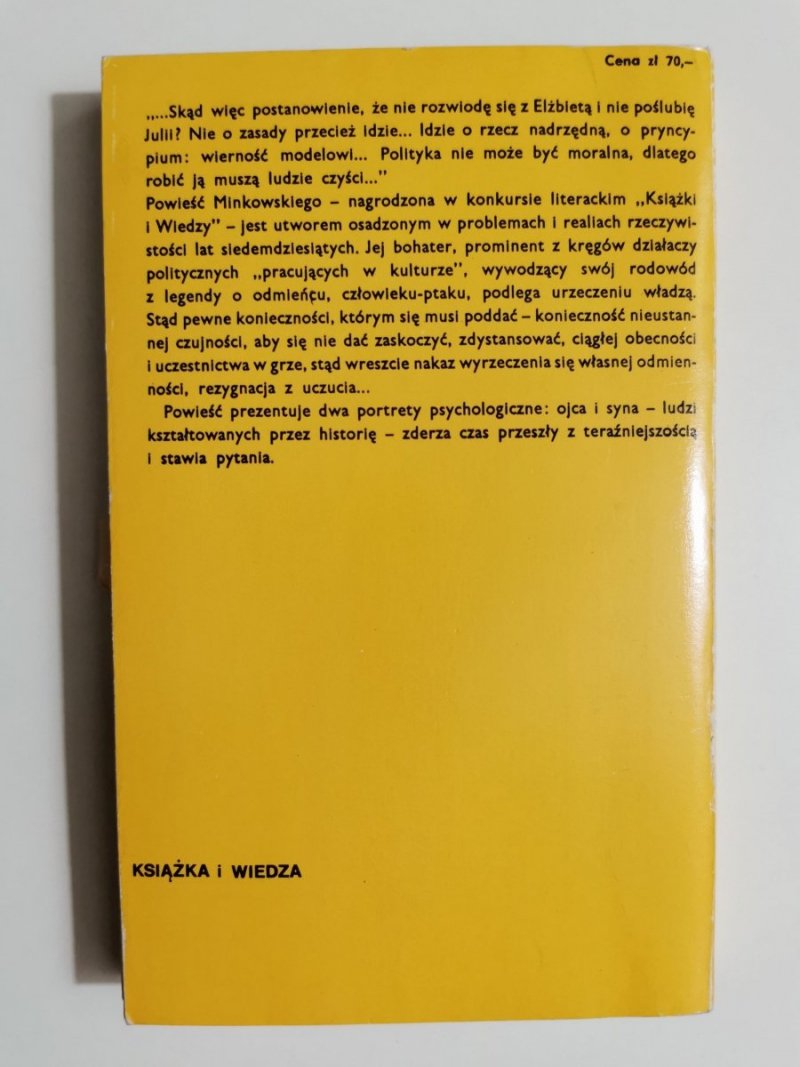 ODMIENIEC - Aleksander Minkowski 1982