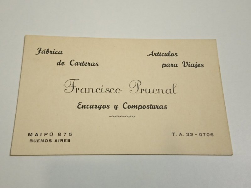 FRANCISCO PRUCNAL. ENCARGOS Y COMPOSTURAS