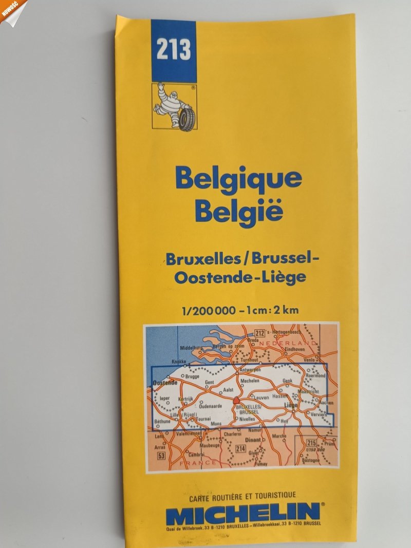 BELGIQUE BELGIE. BRUXELLES/BRUSSEL-OOSTENDE-LIEGE. 213