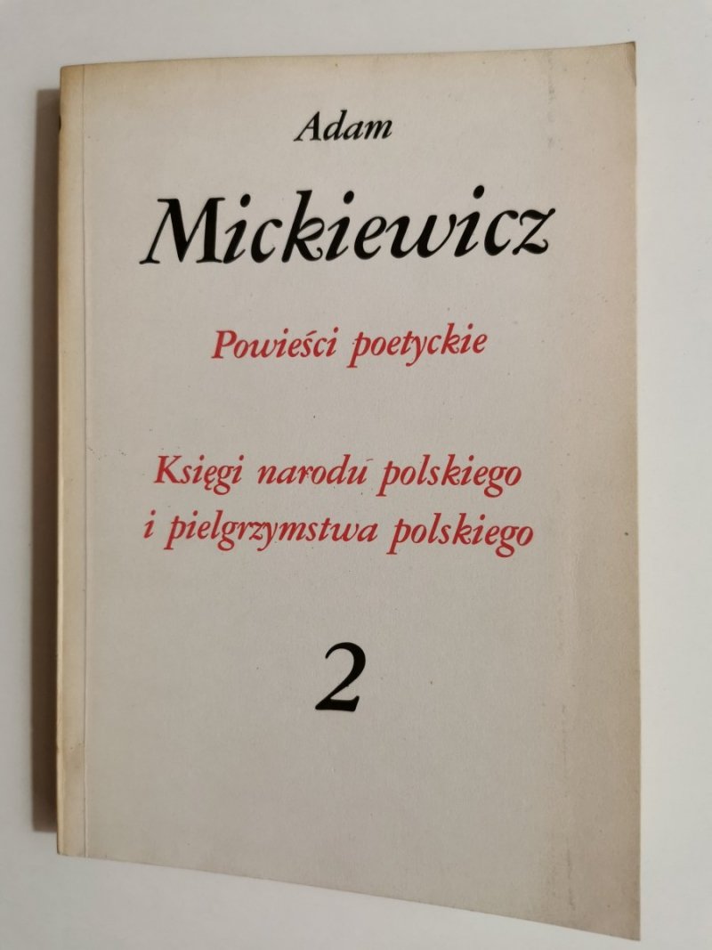 POWIEŚCI POETYCKIE. KSIĘGI NARODU POLSKIEGO - Adam Mickiewicz 1983